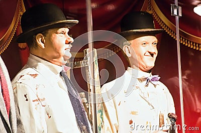 Laurel and Hardy Editorial Stock Photo